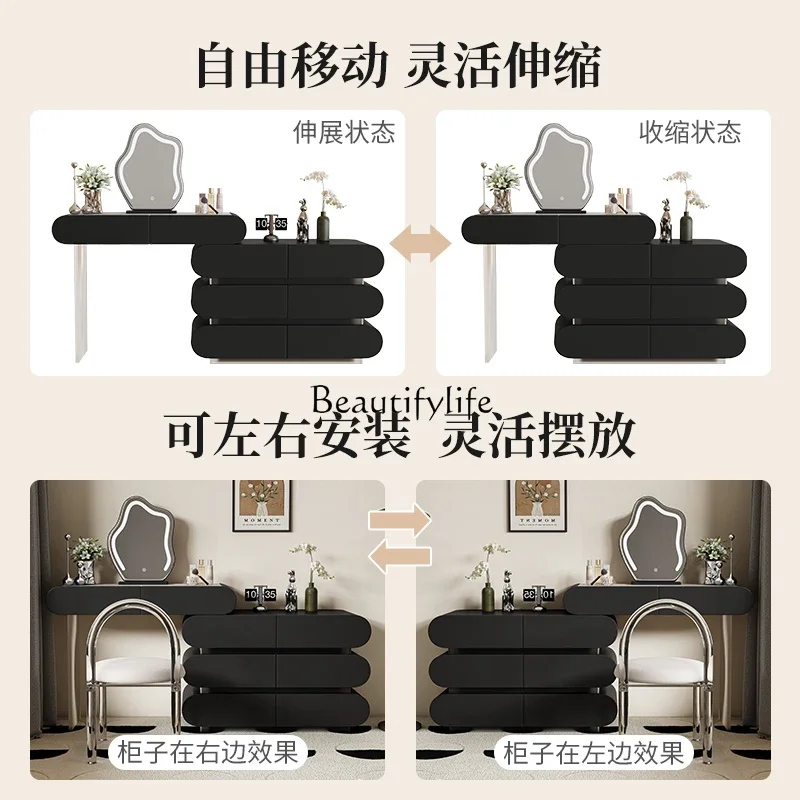 Комод из цельного дерева современный простой выдвижной конец кровати комод