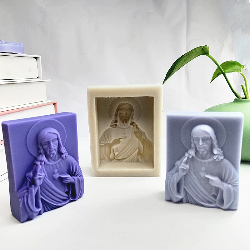 Силиконовая форма для мыла Saint Father воска сделай сам праздничный подарок ручной