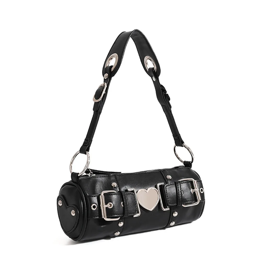 

Женская брендовая Новинка 2022, черная Готическая модная Наплечная Сумка Y2K, кошелек, сумка на Хэллоуин для подмышек