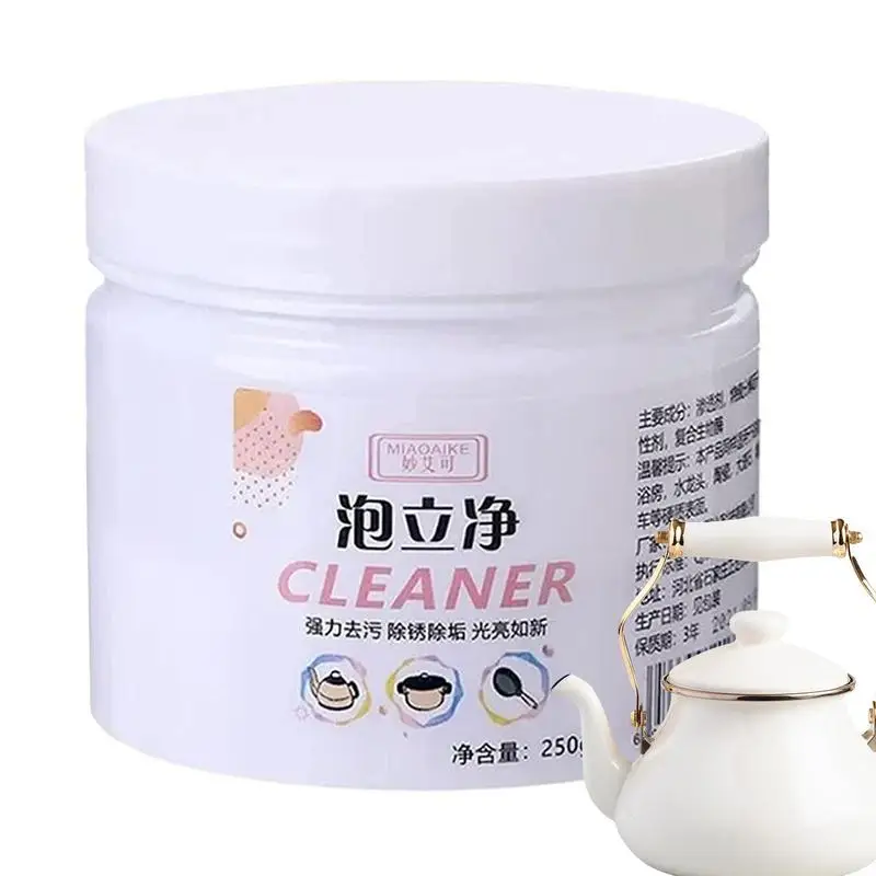 

Rust Remover Foam Removal Powder Anti-Fading Household Cleaner All-Purpose Soak to Clean Greasy Dirt Polishing Lasting Shiny