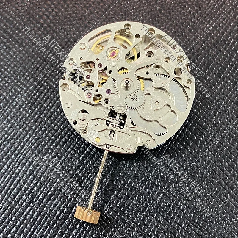 Новый китайский механизм 8N24 трехконтактный полый автоматический механический