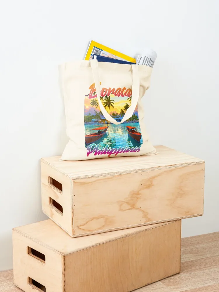 Boralim zachód sunset Tote Bag складная сумка для супермаркета эко-сумка женская холщовая