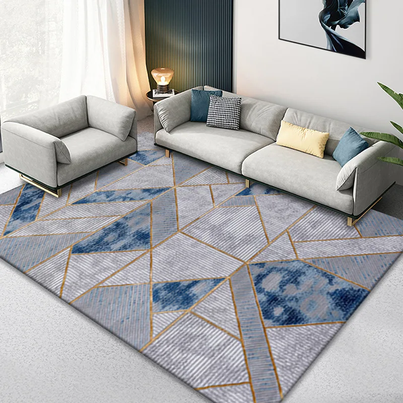 

Living Room Large Area Rugs Bedroom Carpet Modern Home Living Room Decoration Washable Floor Lounge Rug Geometric Printed Carpet