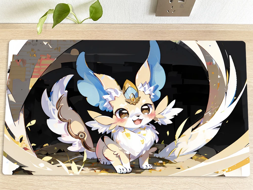 

Board Game YuGiOh Playmat Purrely TCG CCG Mat Trading Card Game Mat Rubber Table Desk Mouse Pad Gaming Play Mat Free Bag