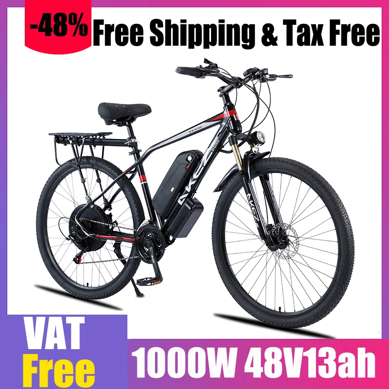 Bicycle For Men, Variable Speed Mountain Bike, E-bike, 29 In
