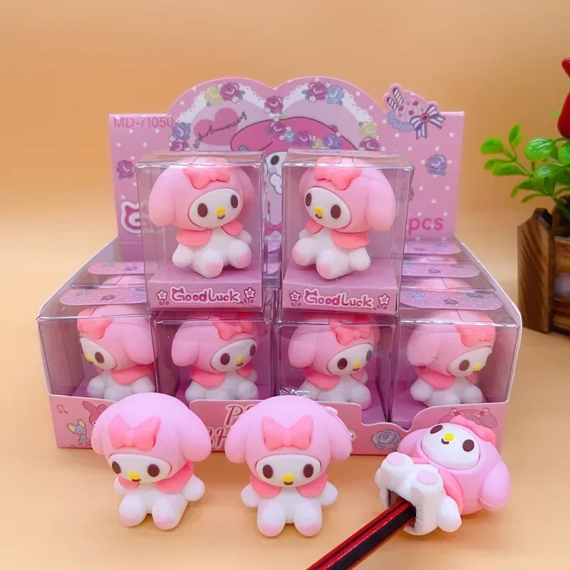 Hello Kitty Kuromi Mymelody милый каваи студент с одним отверстием силиконовая кукла точилка