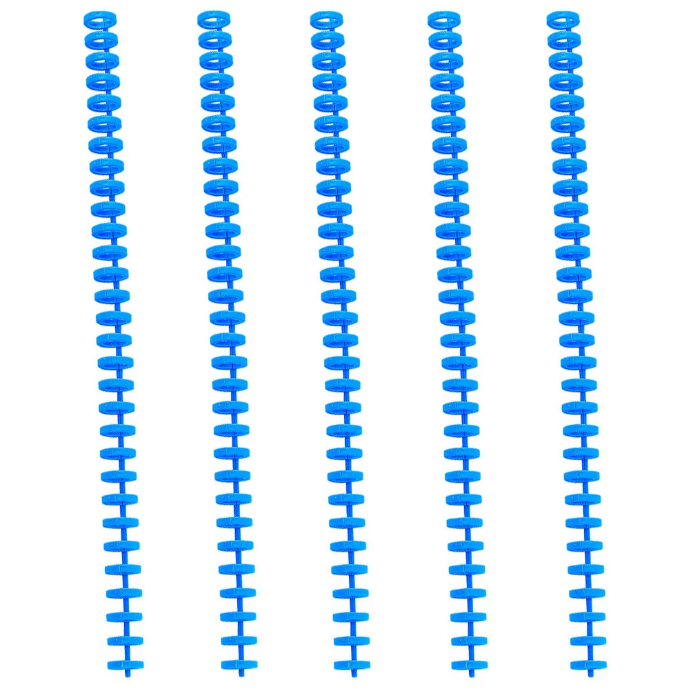 

5 Pcs Plastic Coil Spiral Notebooks Coils Binding Spines Notebooks Binder Comb Bindings