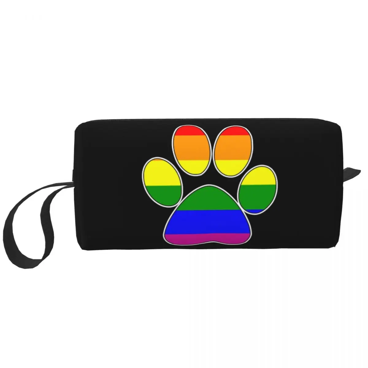 

Travel LGBT Pride Gay Paw Toiletry Bag Fashion Cosmetic Makeup Organizer Women Beauty Storage Dopp Kit Case