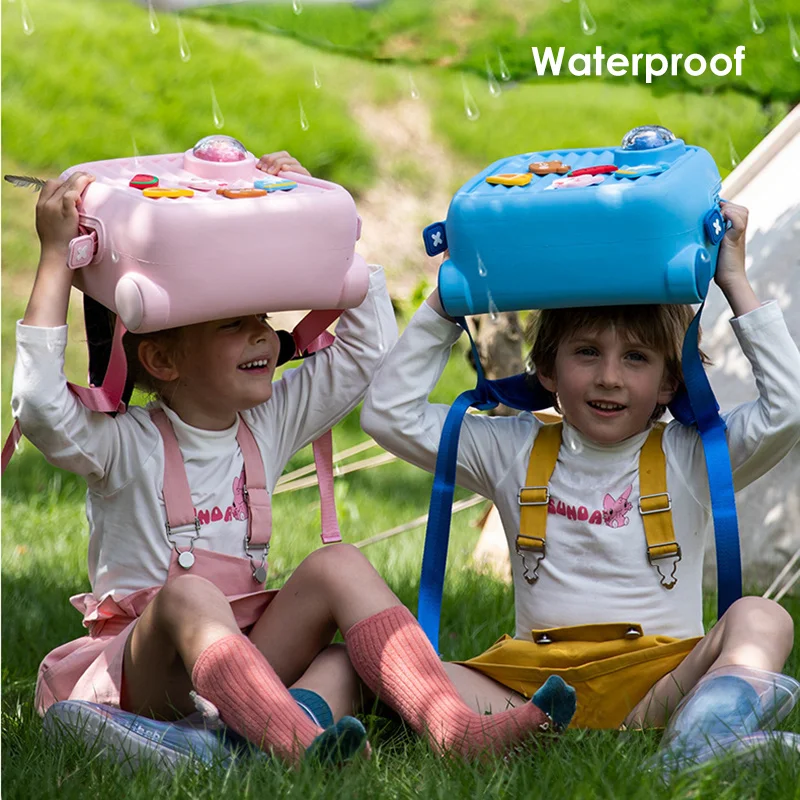 Toddler Boys School Bags Kawaii Children Backpacks for Girls DIY Cartoon Rabbit Schoolbag Cute Kids Travel Bags Mochila Escolar