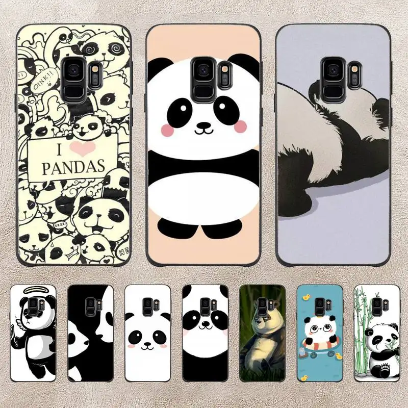 

Creative Bear Panda Phone Case For Samsung Galaxy A51 A50 A71 A21s A31 A41 A10 A20 A70 A30 A22 A02s A13 A53 5G Cover Coque