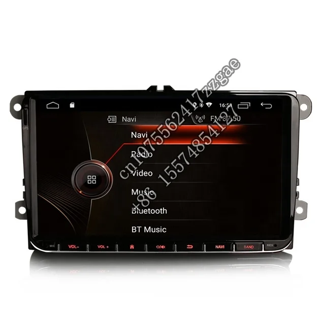 Erisin android 10 0 ES4291V 9 дюймов 4G carplay WiFi DAB TPMS GPS автомобильное радио для VW Seat Skoda навигация