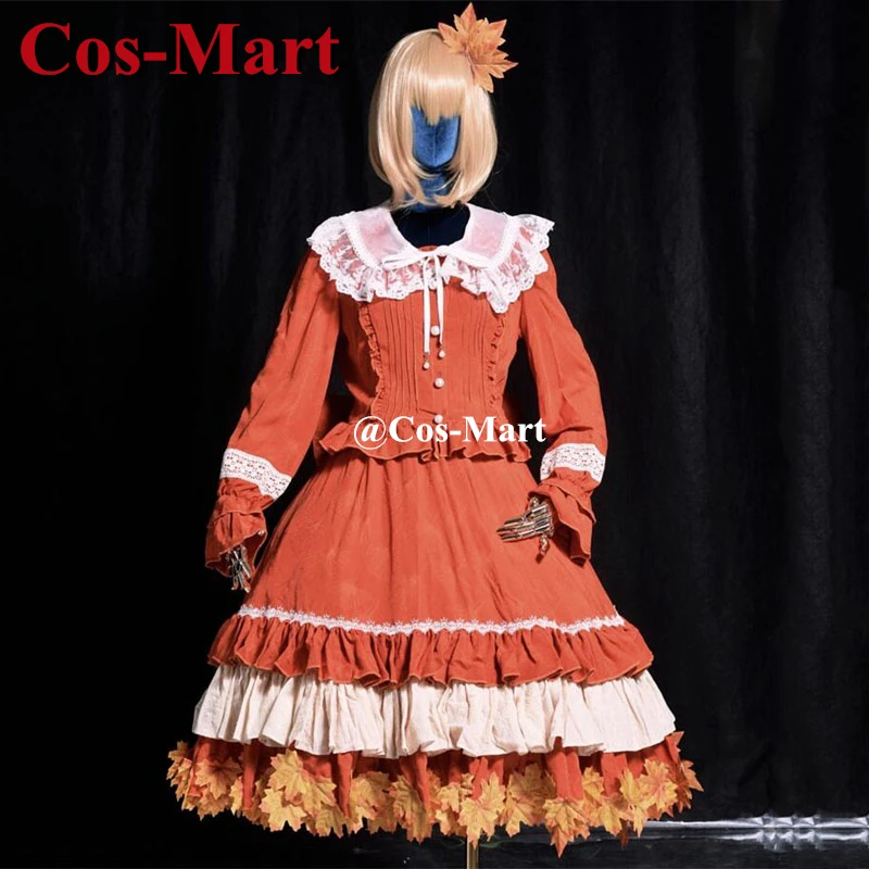 

Cos-Mart Game Touhou Project Aki Shizuha Cosplay Costume Sweet Gorgrous Dress Activity Party Role Play Clothing Custom-Make