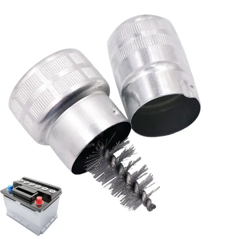 

Battery Post Terminal Cleaner Tool Battery Terminal Brush Car Battery Cleaner Terminal Cleaning Brush Car Battery Post Dirt And