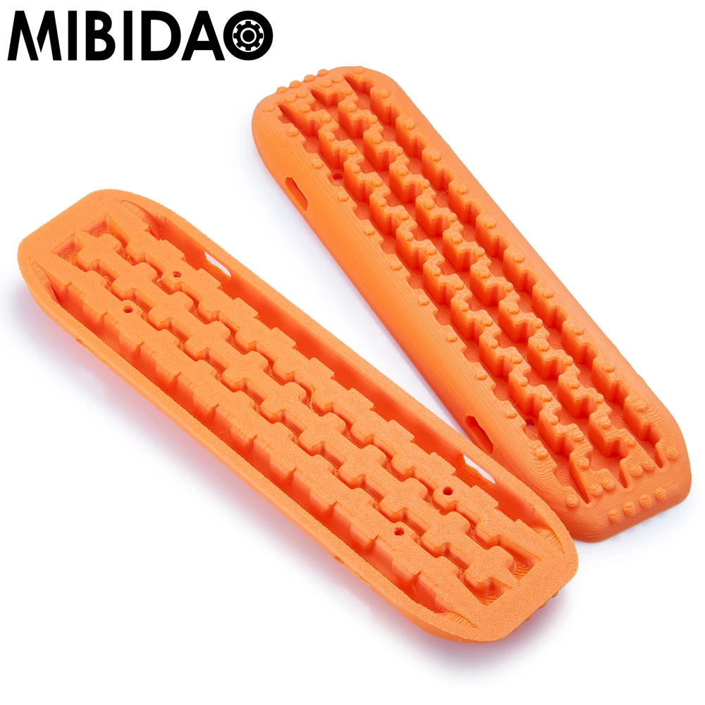 

MIBIDAO Simulation Anti-Skid Plate Sand Ladders Escape Board Skid Plate for Axial SCX6 AXI05000 1/6 RC Crawler Car Model Parts