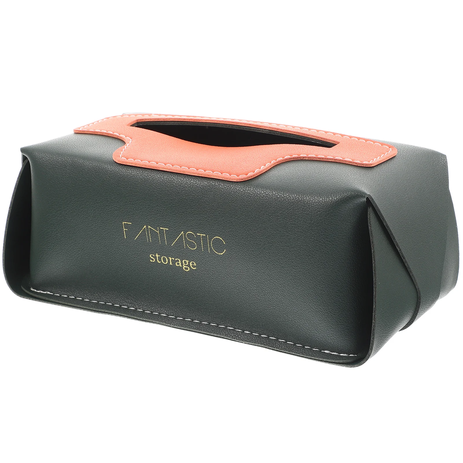 

Tissue Box Bathroom Napkin Organizer Bracers Vintage Tissue Dispenser Pu Tissue Holder Travel Car Stand