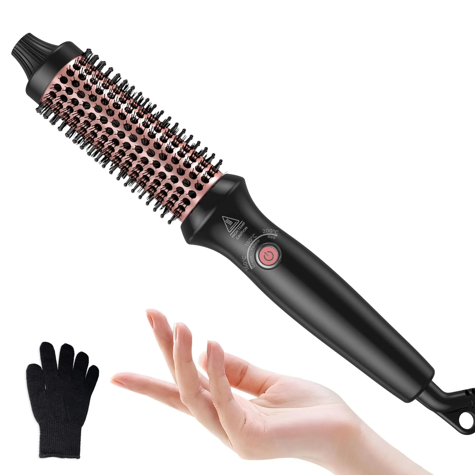 Термощетка 1 25-дюймовая щетка для завивки керамический турмалин ионная расческа