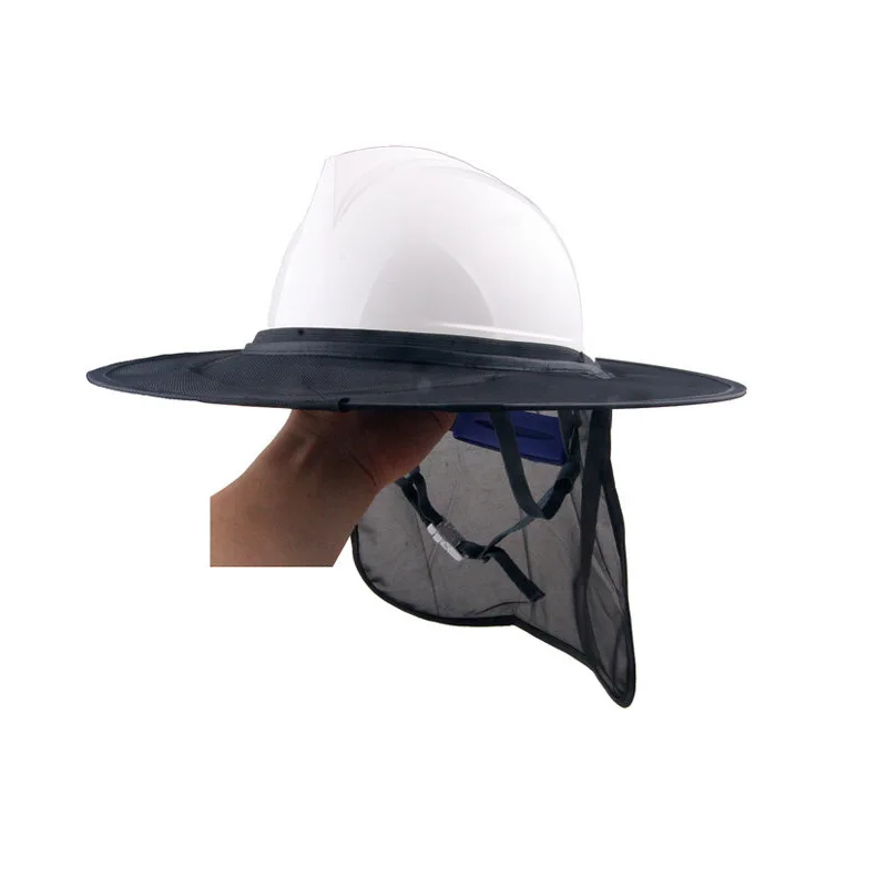 Защитная конструкция светоотражающая твердая шляпа шейный щит шлем
