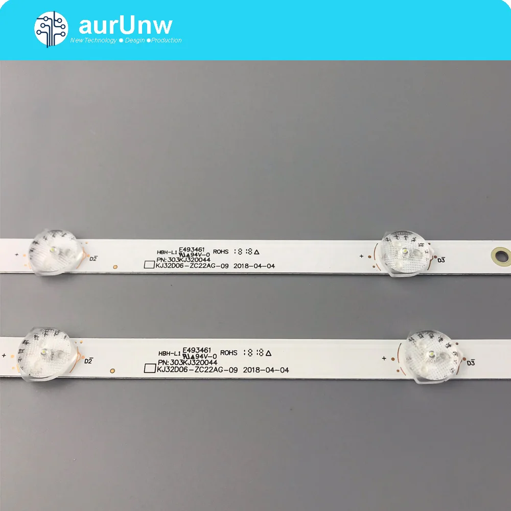

2pcs LED strip For 32LH0202 32HH1830 PK-32D16T KJ32D06-ZC22AG-09 12 20E 303KJ320044 KM0320LDCH HTV-32R01-T2C/A4/B V320BJ6-Q01