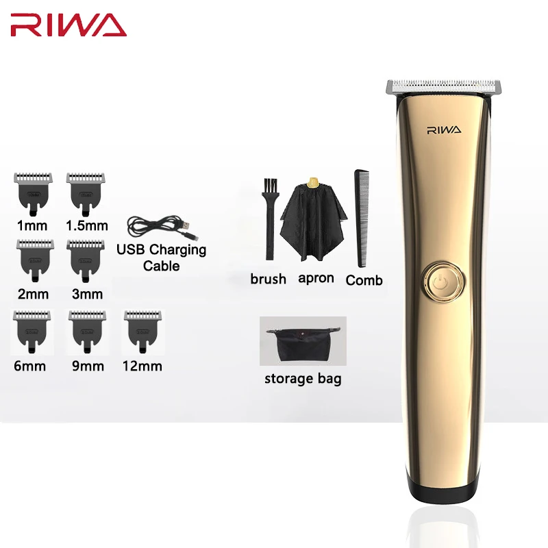 

NEW RIWA Electric Hair Clipper Professional Beard Trimmer For Men Cordless Hair Cutting Machine Shaver Barber Clippers Machine