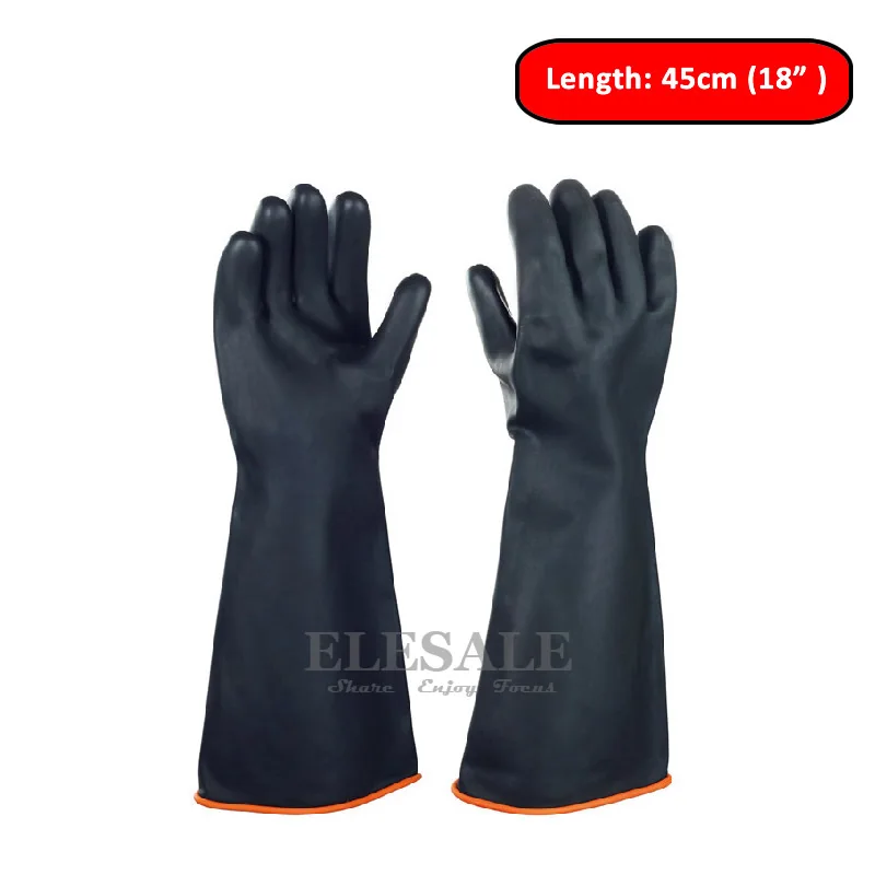 

ELESESAFE Латексные химически стойкие перчатки XL