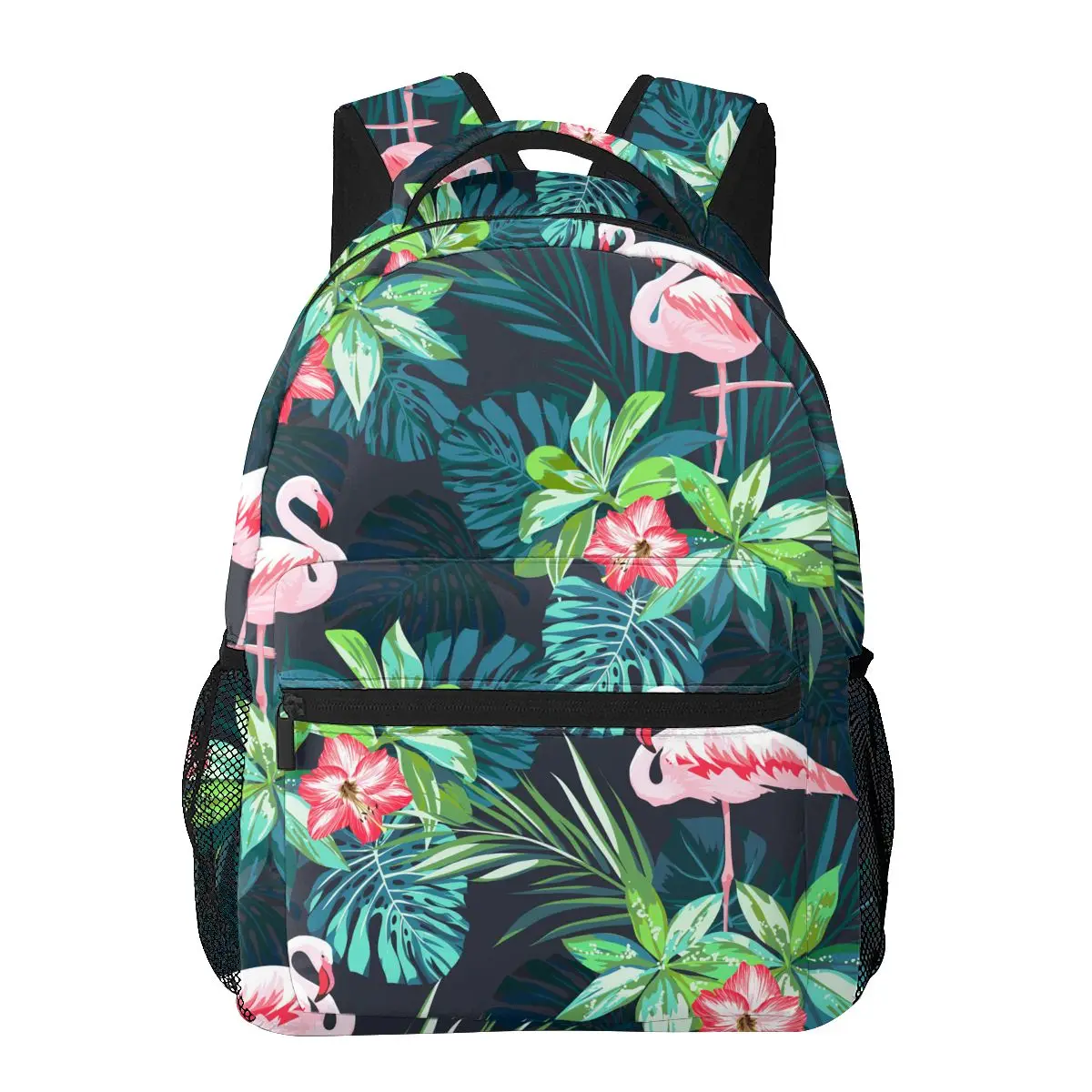 

School Bags for Teenagers Boys School Bag Boy Tropical Flamingos Students Book Satchels