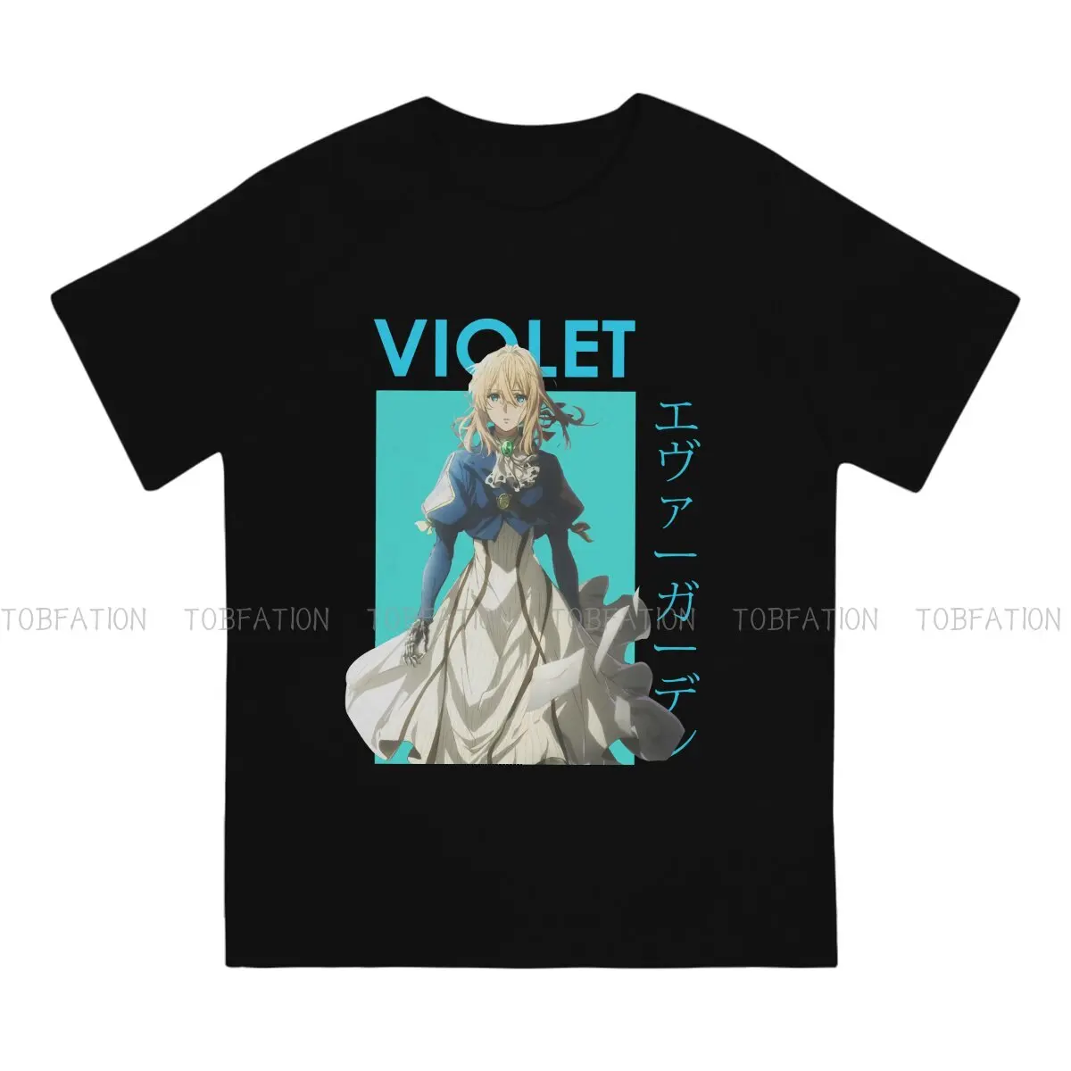 Футболка мужская с рисунком аниме фиолетового эверсада Гилберта |