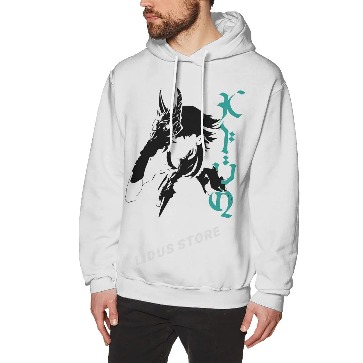 

Толстовки с капюшоном Genshin Impact Games Genshin Impact Xiao, худи Harajuku, креативная уличная одежда из 100% хлопка, толстовки с капюшоном