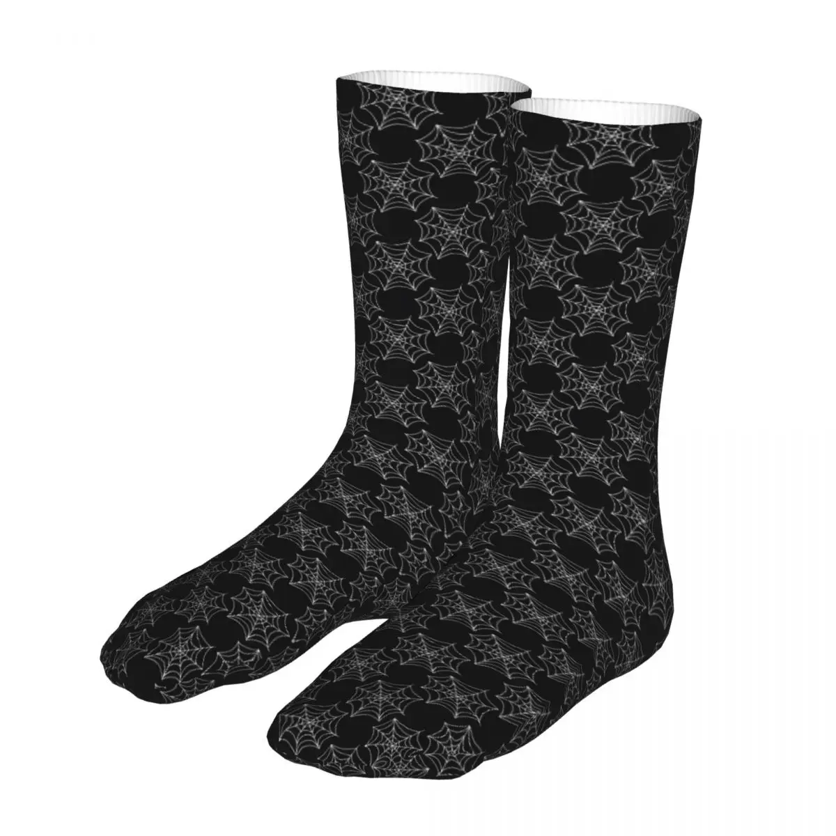 

Men Bike Black Spider Webs Animal Socks Cotton Compression Women Sock