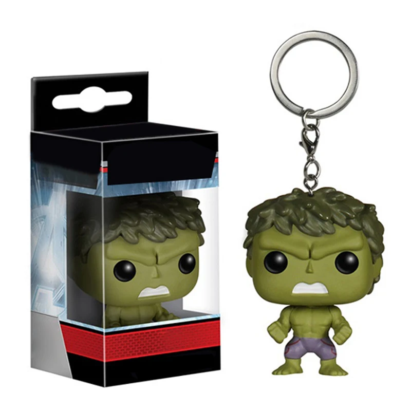 Chucky Maleficent Loki Keychain Action Figure Stranger Things Yoda Pocket Keyring Toy Gift