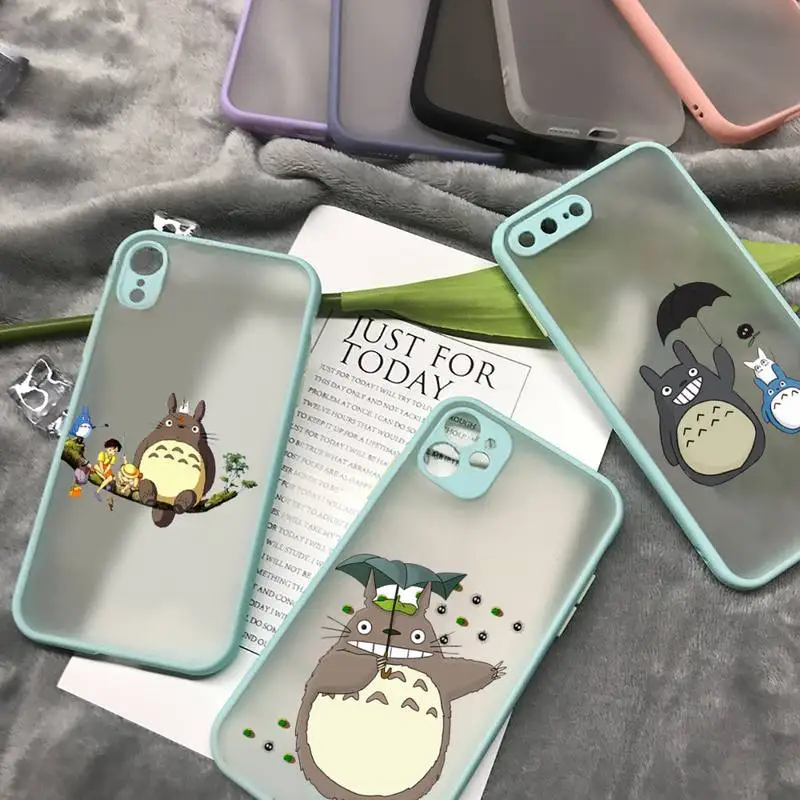

Spirited Away anime Phone Case matte transparent For iphone 14 11 12 13 plus mini x xs xr pro max cover