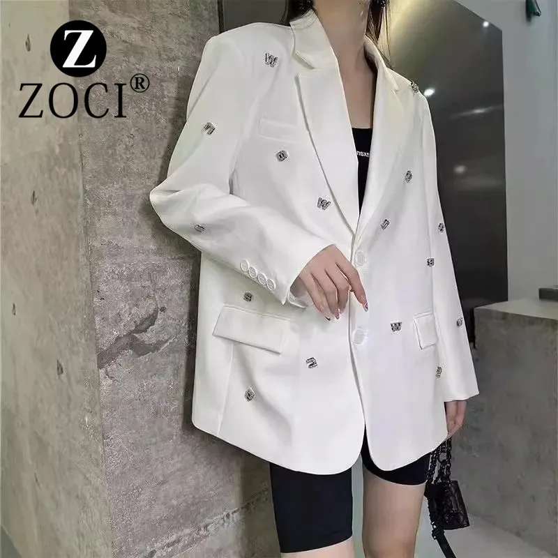 [ZOCI] 2024 ранняя осень новый повседневный пиджак для женщин с высококачественным