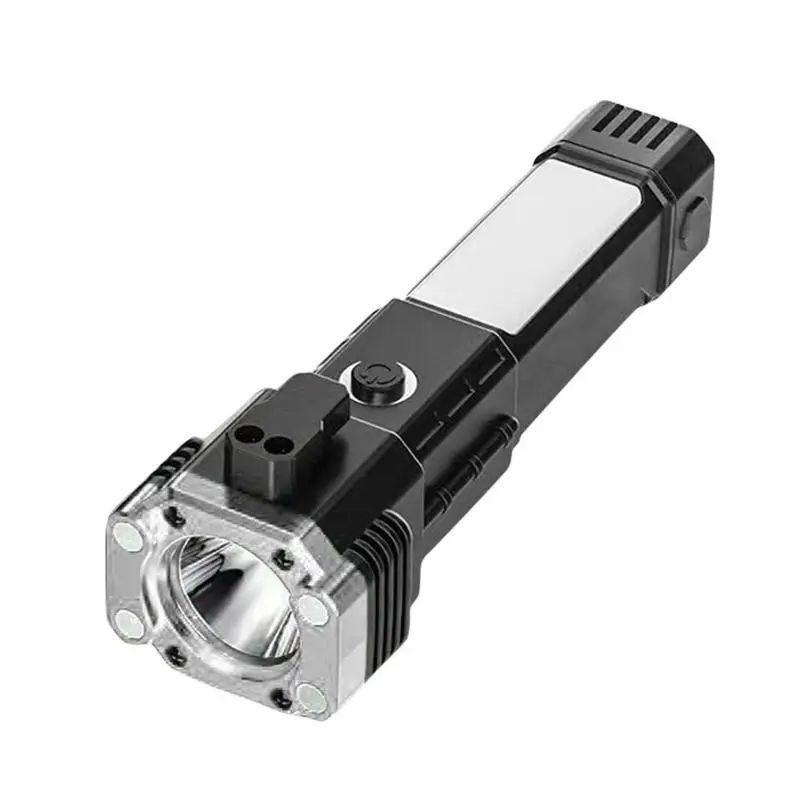 

Multifunctional Safety Hammer Seat Belt Cutter And Glass Breaker Multi-Function Car Survival Escape Tool With USB Charging