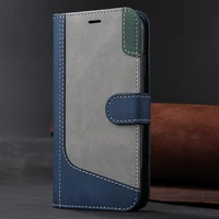 realme c11 2021 splice flip case for oppo realme c15 luxury leather texture wallet magnetic book cover realme c3 c 11 c 15 funda