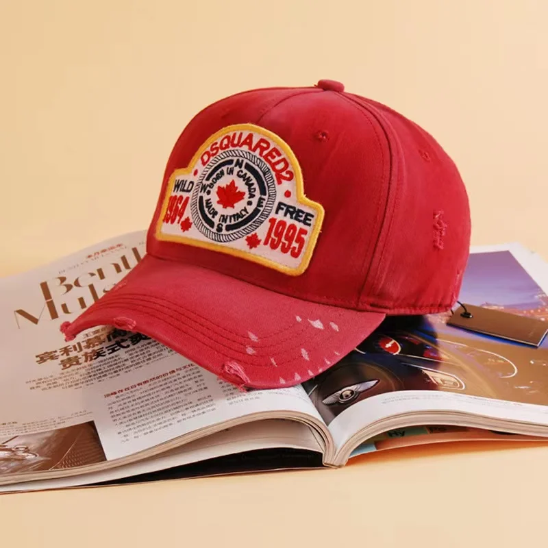 

2022 DSQ2 ICON Cap Letter ICON 100% cotton Men Baseball Cap Women Hat Dad Hat Casual Cap Hip Hop Cap Snapback Caps Bone Dad Hat