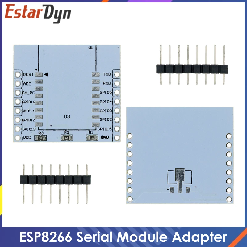 

ESP8266 Serial WIFI Module Adapter Plate Applies to ESP-07, ESP-12E,ESP-12F Wireless Board for arduino