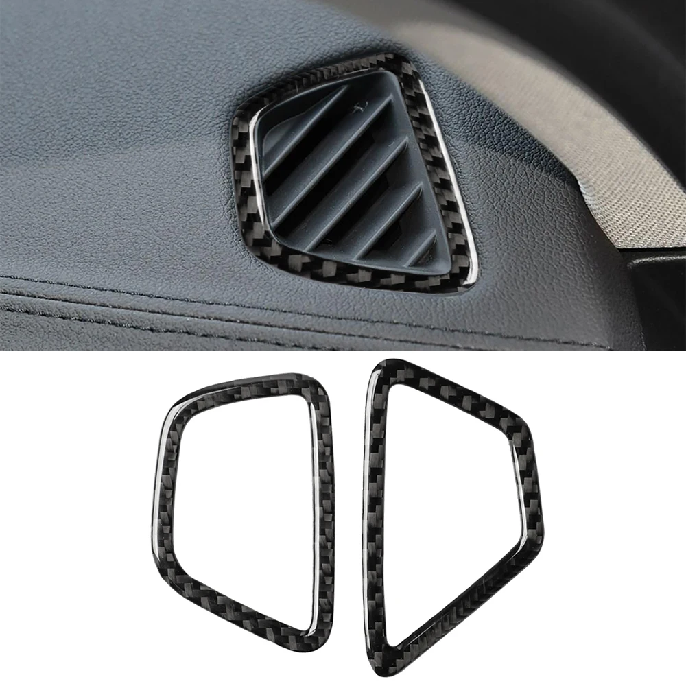 

Dashboard Air Outlet Vent Decoration Cover Trim Sticker for BMW 5 Series G30 G38 Car Interior Accessories Styling Carbon Fiber