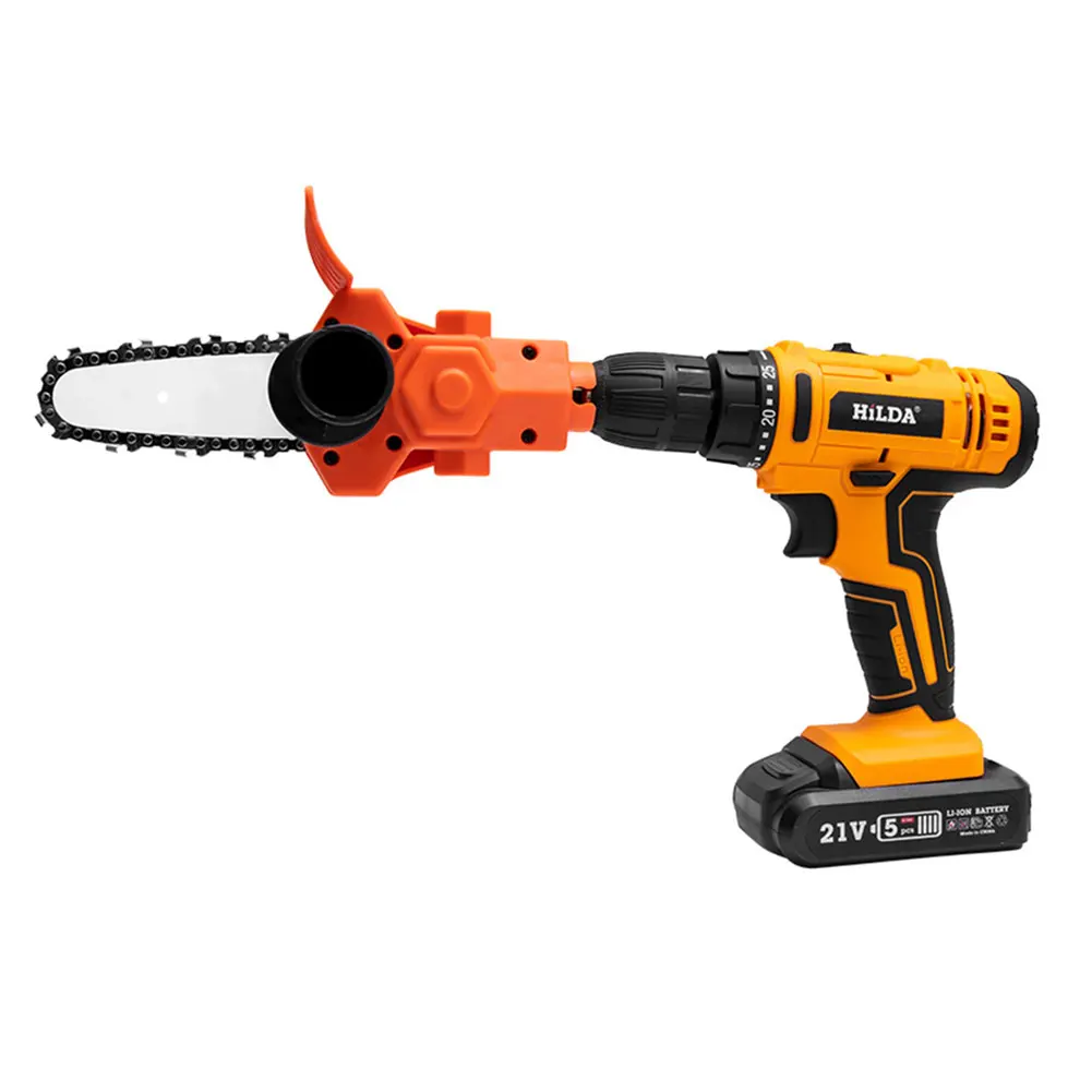 

Portable Conversion Head Kit Electric Drill to Electric Chain Saw Adapter