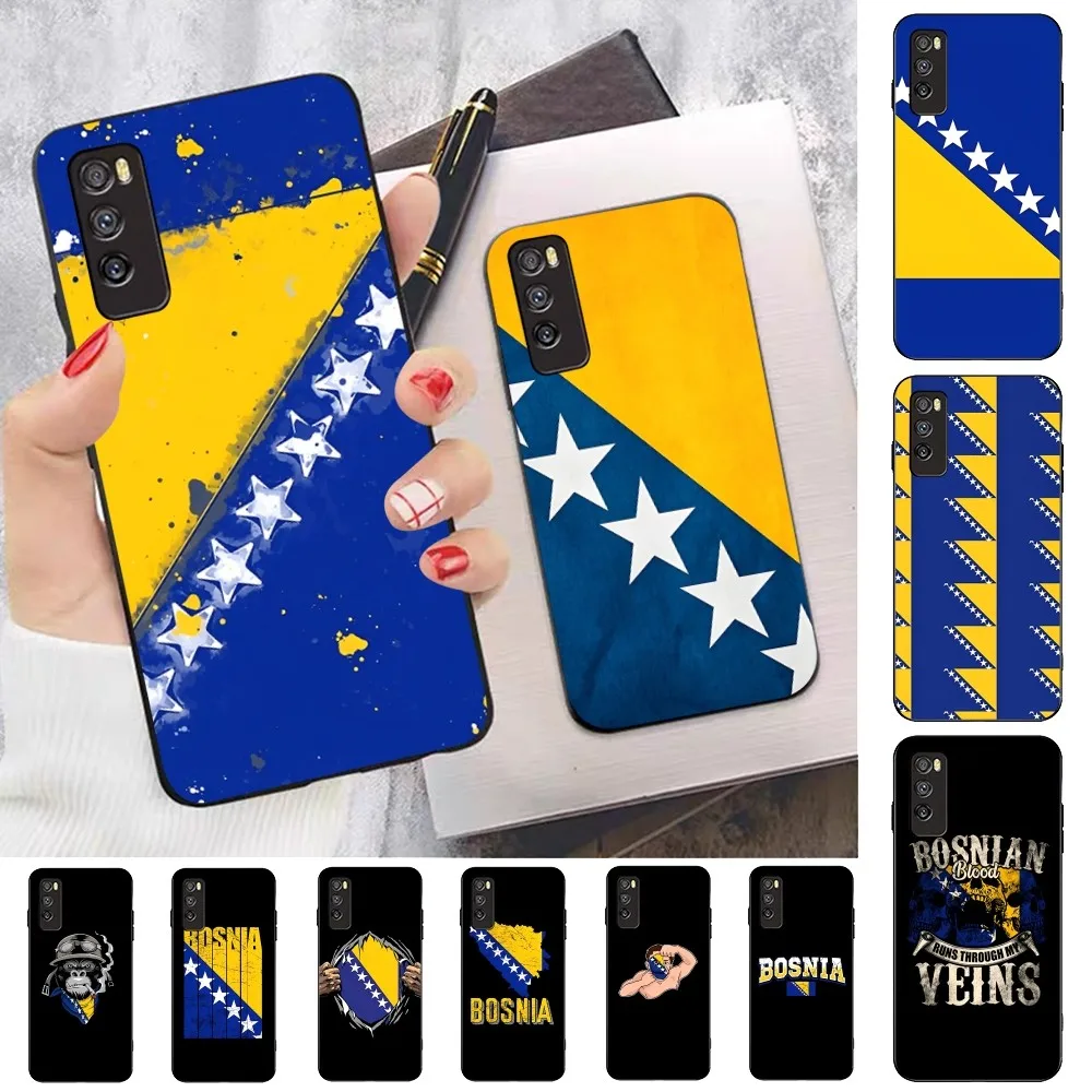 

Bosnia Flag Phone Case For Huawei Y9 6 7 5 Prime Enjoy 7s 7 8 plus 7a 9e 9plus 8E Lite Psmart Shell