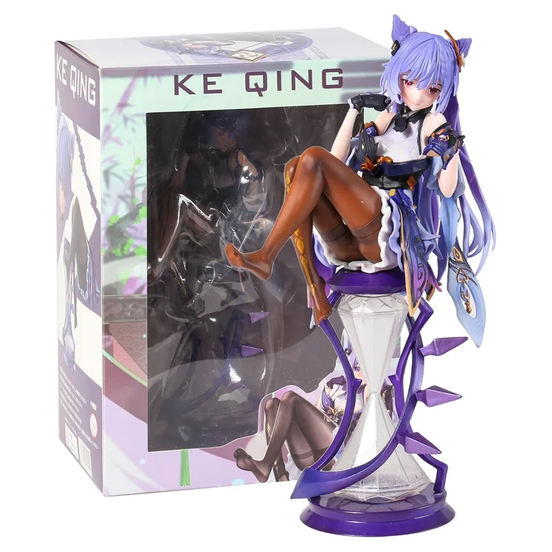 

Genshin Impact Keqing Anime Bishoujo Figure PVC Collection Model Toy