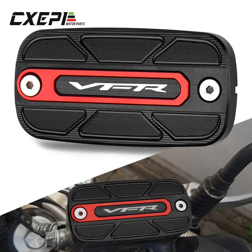 

For HONDA VFR 800 1200x VFR800 VFR800X VFR800F VFR1200x Crosstourer Motorcycle CNC Front Brake Fluid Reservoir Cover cap