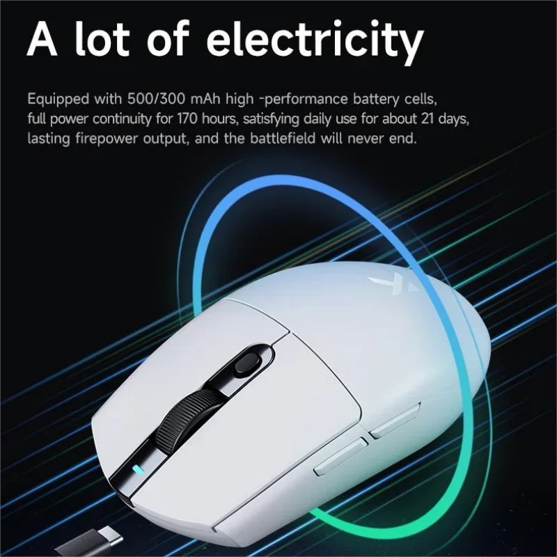 Беспроводная мышь серии G3 3 режима Paw3395 8K возврат низкая задержка длинный