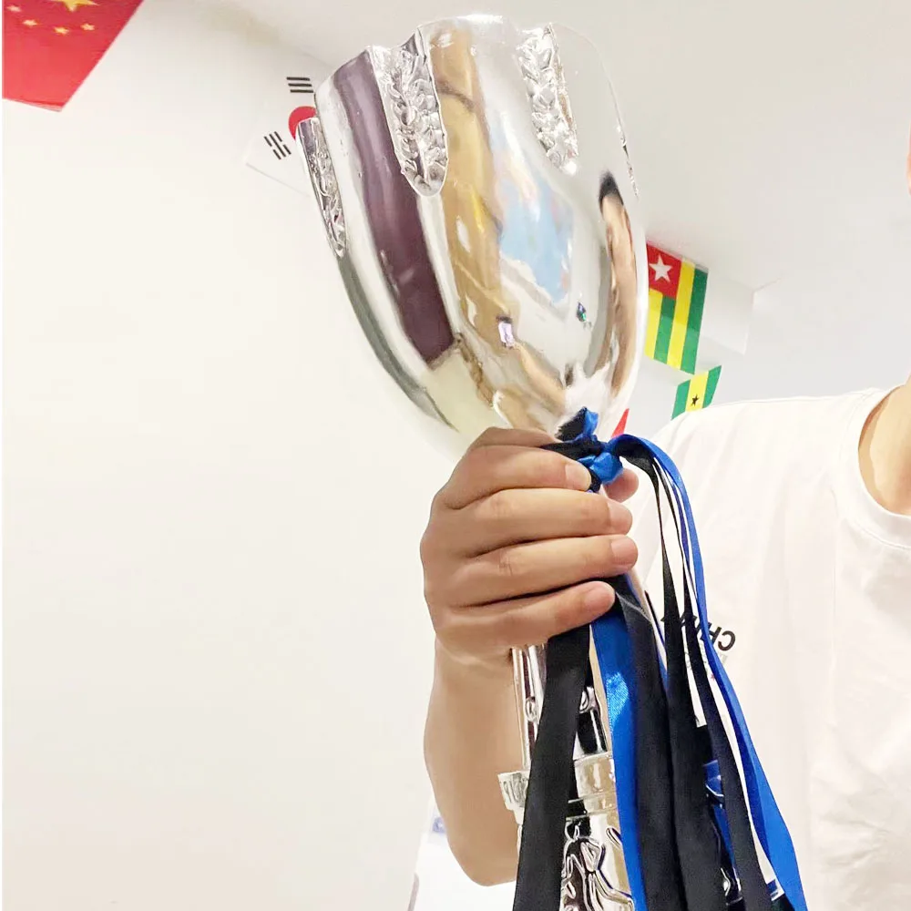 Фото Итальянский Кубок чемпионов Super Coppa 40 см, Реплика 1:1, футбольный трофей, сувенирные смола, коллекция фанатов №3