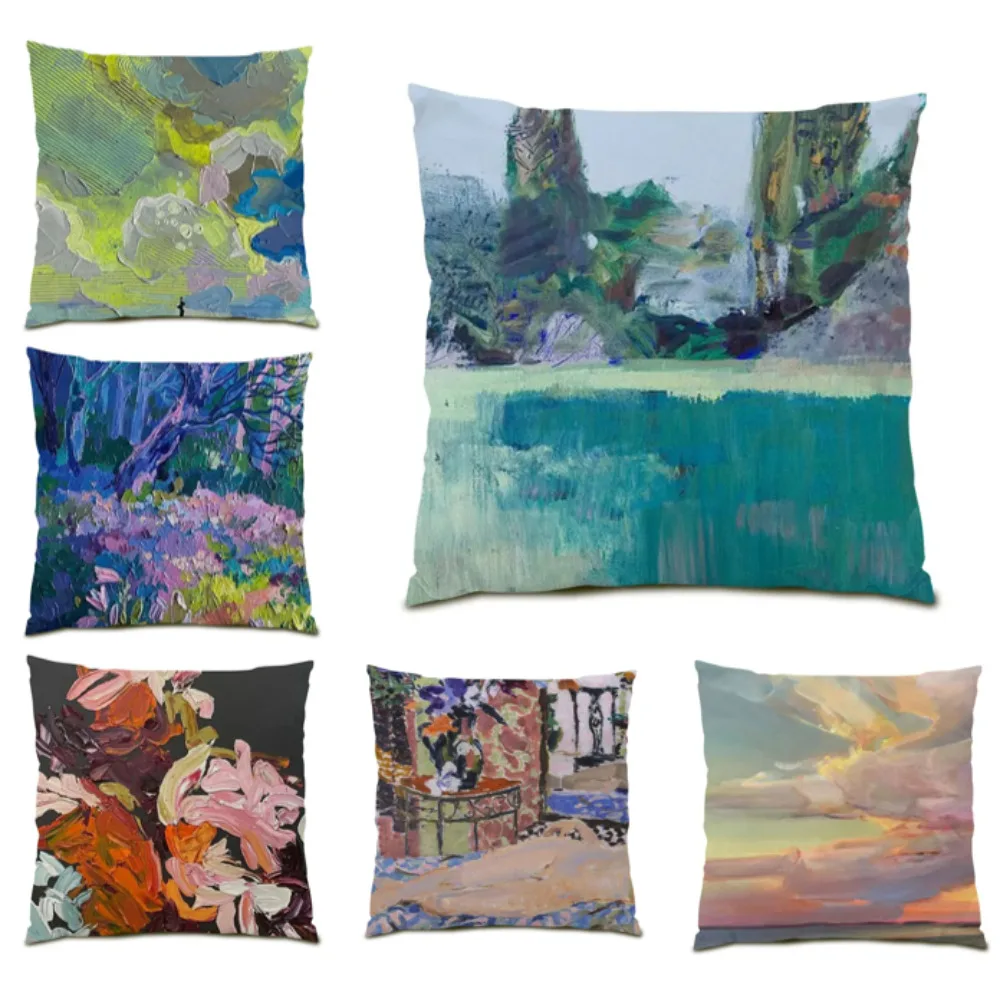 

Чехлы для подушек из бархата и полиэстера, 45x45
