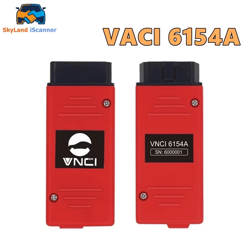 Лучший VNCI 6154A 9,10 Поддержка CAN FD DoIP протокол, оригинальная крышка драйвера SVCI 6154 VAS6154 DOIP, диагностика и программирование