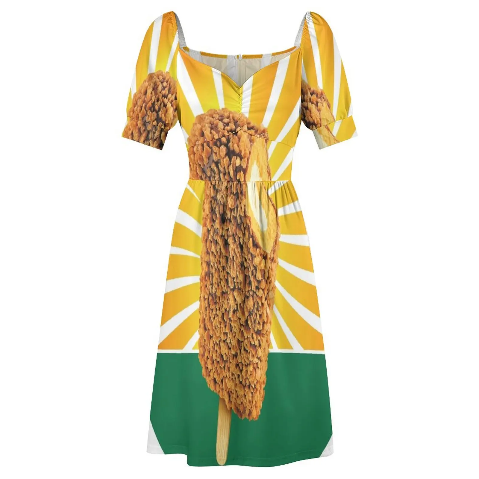 Золотое платье с короткими рукавами для геев женское элегантное роскошное