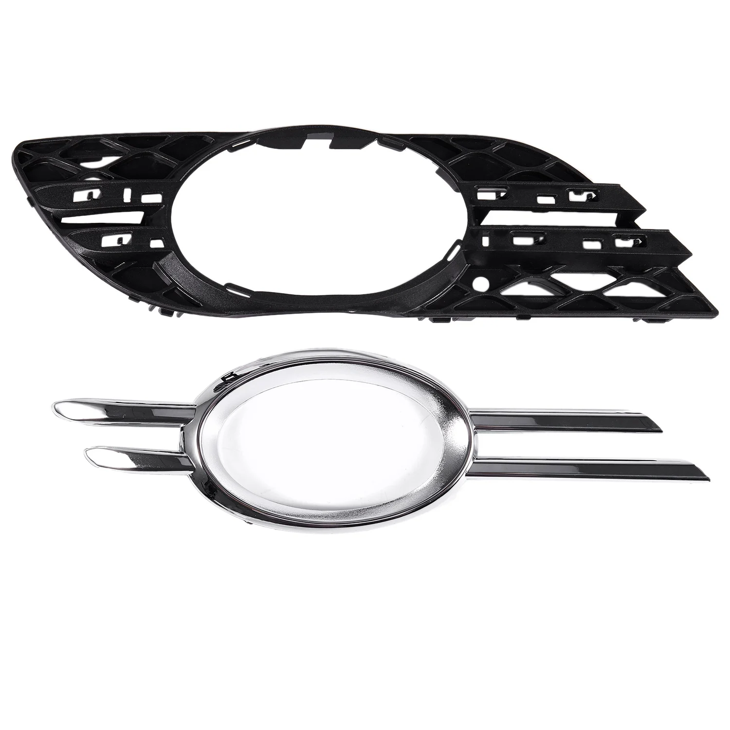 4 шт. накладки на передний бампер Mercedes-Benz 2007 2008 2009 W211 E320 E350 E550 E63 Amg