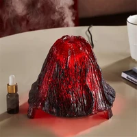 volcanic modeling ultrasonic air humidifier aromatherapy diffusers for essential oils 7 colors changing light whisper quiet