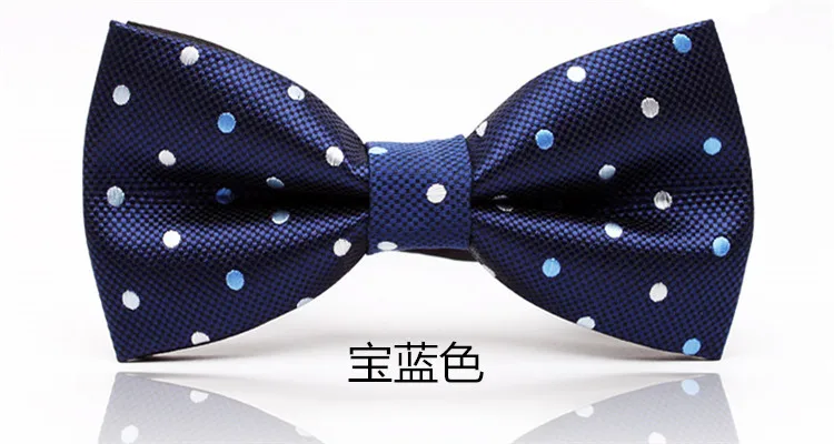 

Fashion polka dots Korean version of groom's best man bow tie British academic style business host bow men's pot.