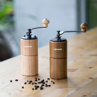 wooden manual coffee bean hand grinder coffee beans grind classic vintage style mill coffee bean grinder hand crank