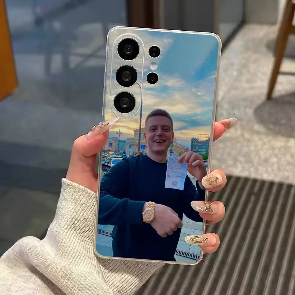 Чехол для телефона T-Trash Streamer M-Mellstroy из прозрачного мягкого силикона для Samsung S25 S24 S23 S22 S21 S20 Ultra Plus (art.: 3920dd2ab35ed) - 3920dd2ab35ed